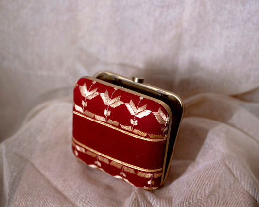 Phulkari Box clutch - Pehla purse